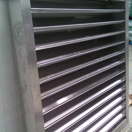 Stainless steel louver